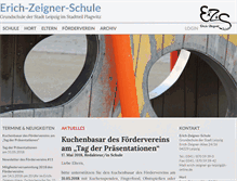 Tablet Screenshot of erich-zeigner-grundschule.de